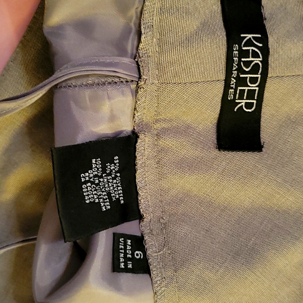 Kasper grey dress pants size 6